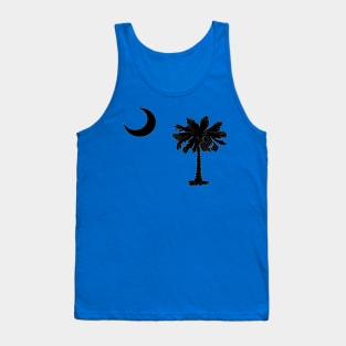 Flag - South Carolina - Palmetto - Crescent Tank Top